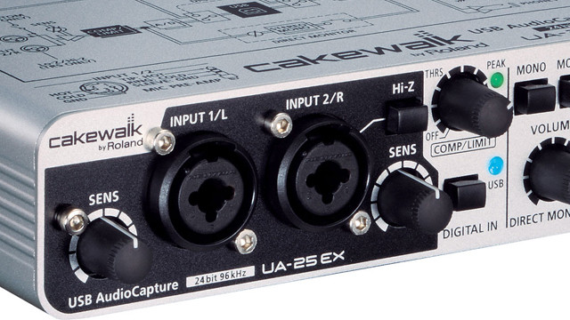 ボックス型オーディオインターフェイス